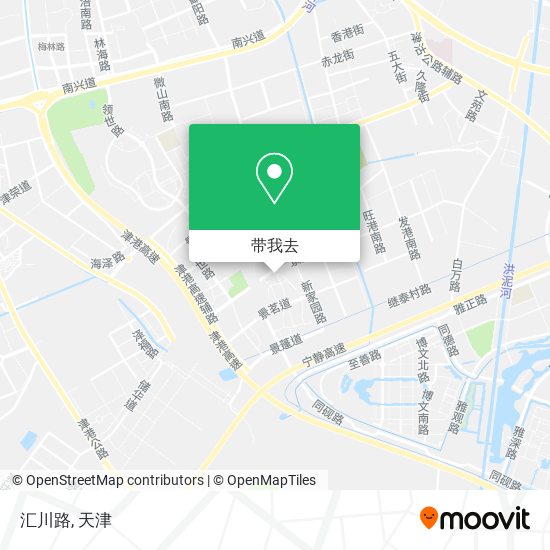 汇川路地图
