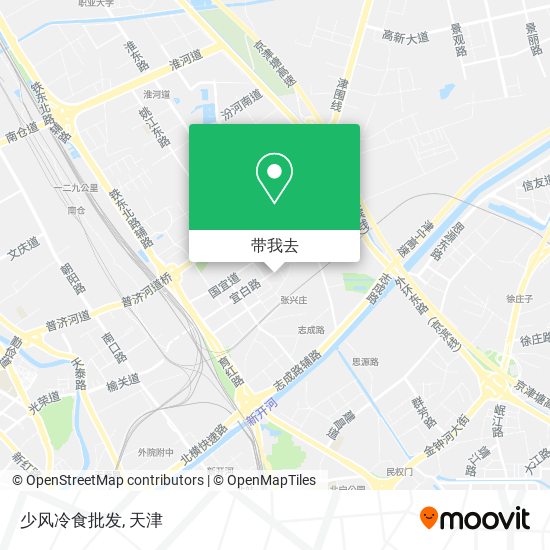 少风冷食批发地图