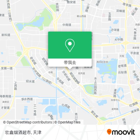 壮鑫烟酒超市地图