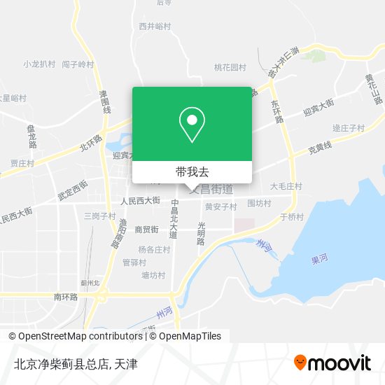 北京净柴蓟县总店地图