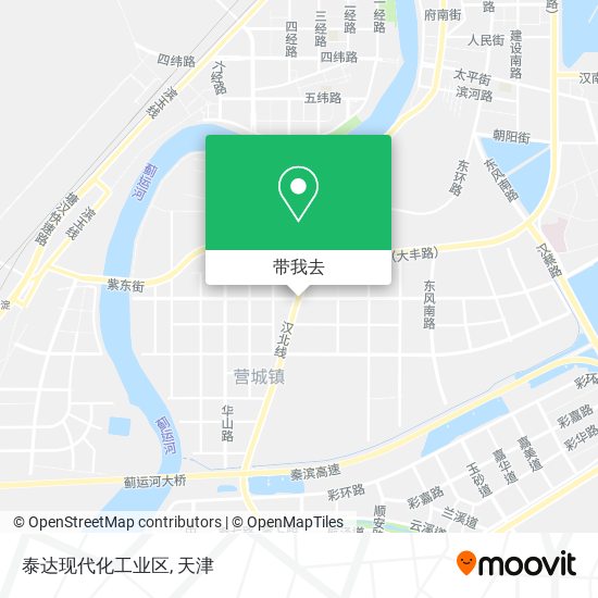 泰达现代化工业区地图