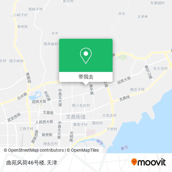 曲苑风荷46号楼地图