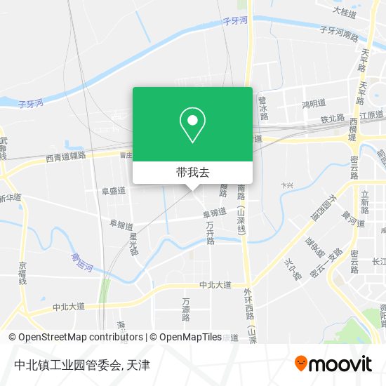中北镇工业园管委会地图