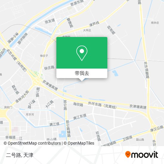 二号路地图
