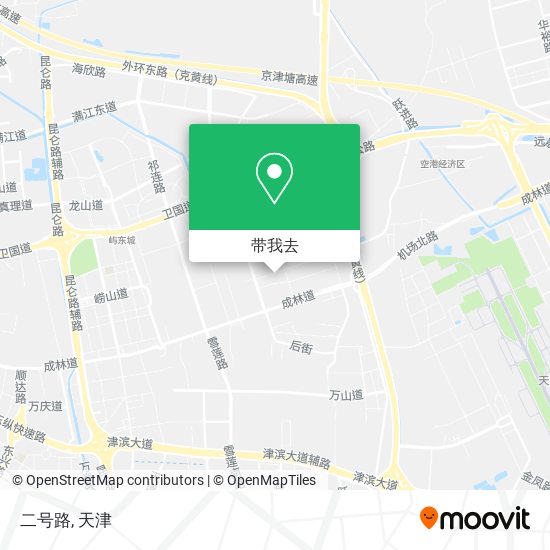 二号路地图