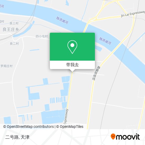 二号路地图