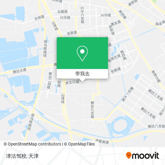 津沽驾校地图