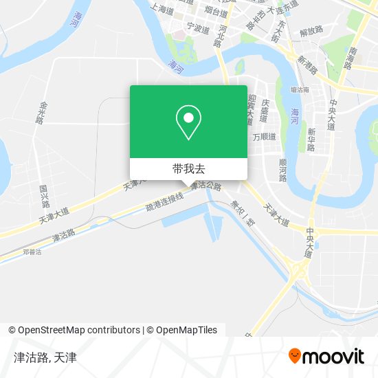 津沽路地图
