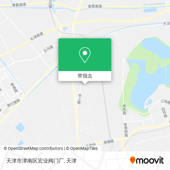 天津市津南区宏业阀门厂地图