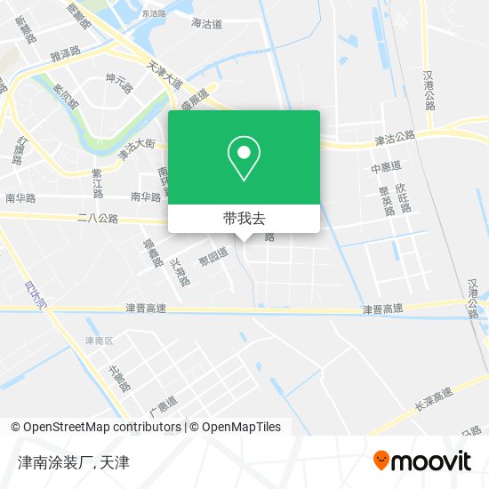 津南涂装厂地图
