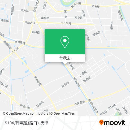 S106/泽惠道(路口)地图