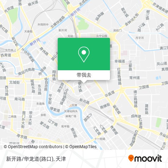 新开路/华龙道(路口)地图