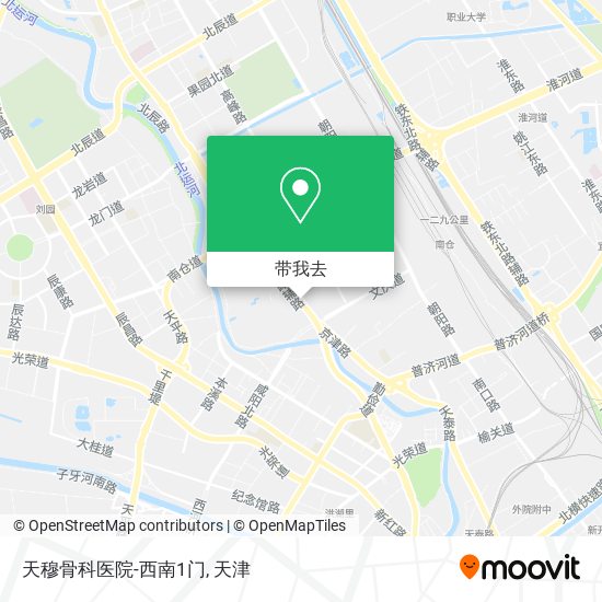 天穆骨科医院-西南1门地图