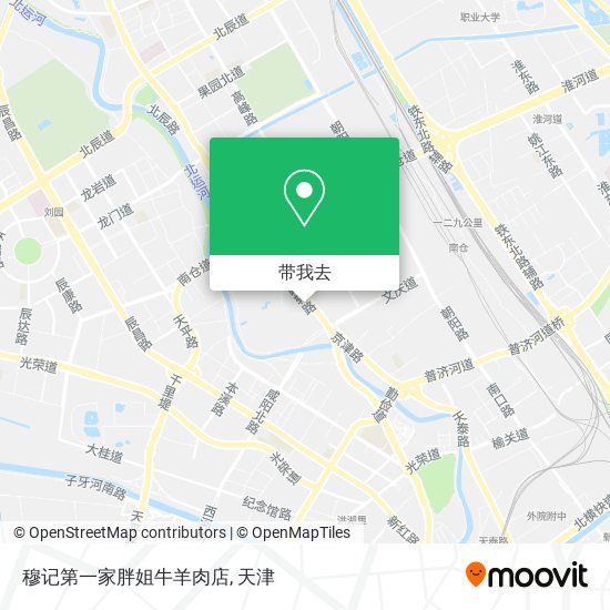 穆记第一家胖姐牛羊肉店地图