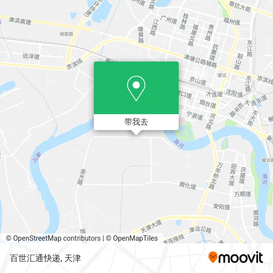 百世汇通快递地图