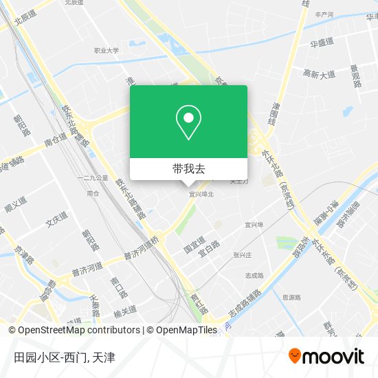 田园小区-西门地图