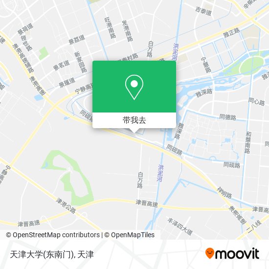 天津大学(东南门)地图