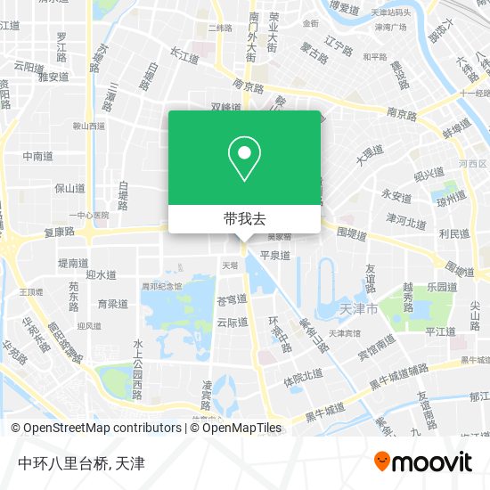 中环八里台桥地图