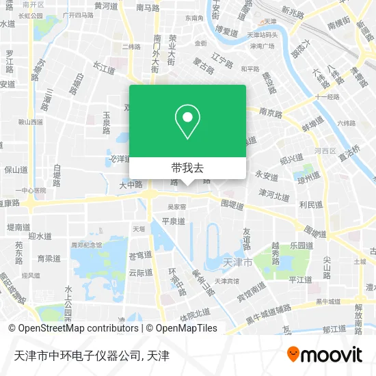 天津市中环电子仪器公司地图