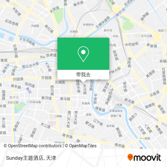 Sunday主题酒店地图