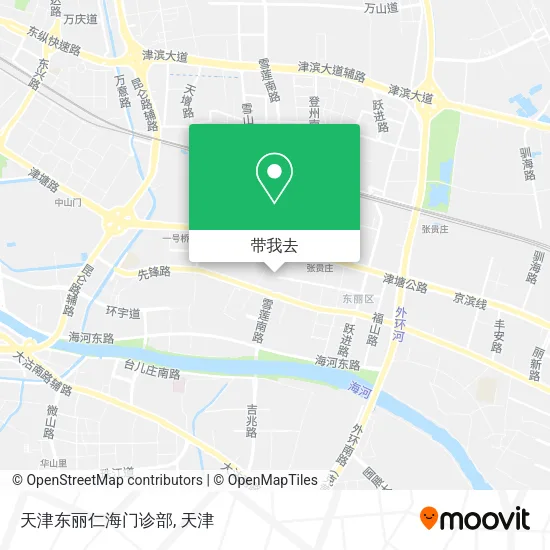 天津东丽仁海门诊部地图