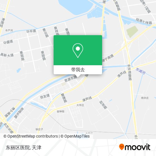 东丽区医院地图