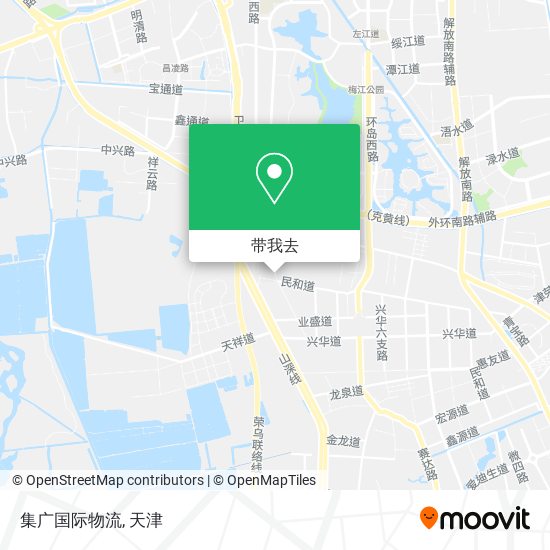 集广国际物流地图