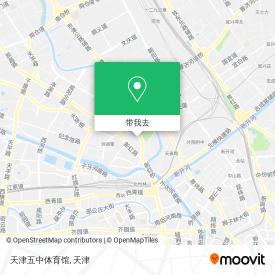 天津五中体育馆地图