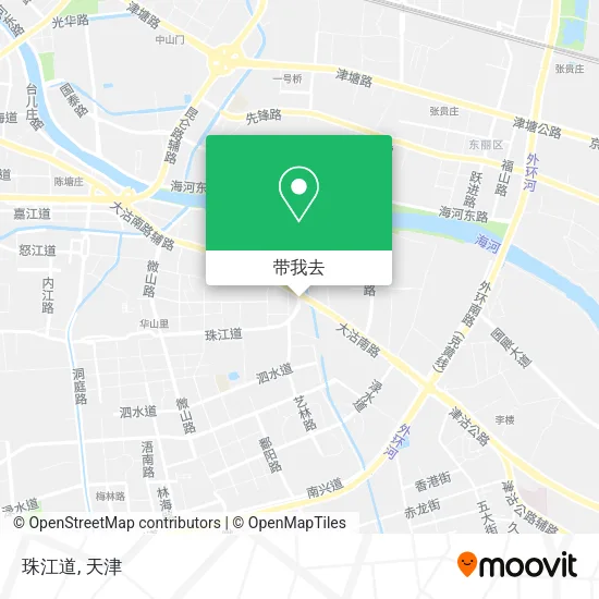 珠江道地图