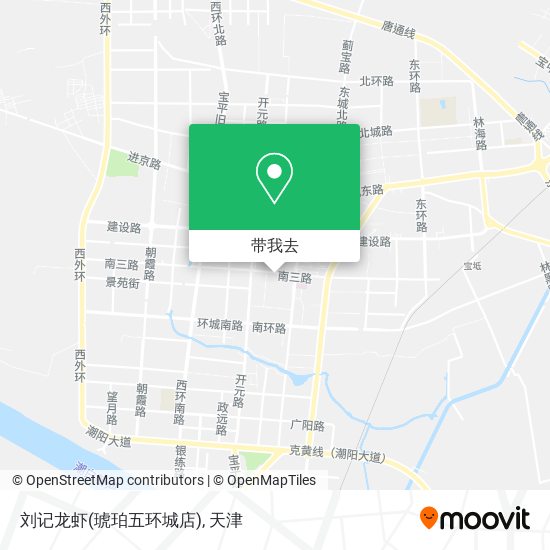 刘记龙虾(琥珀五环城店)地图