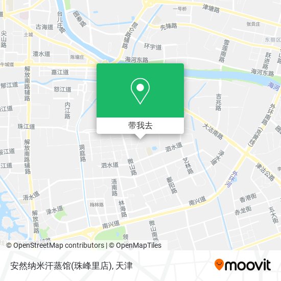 安然纳米汗蒸馆(珠峰里店)地图