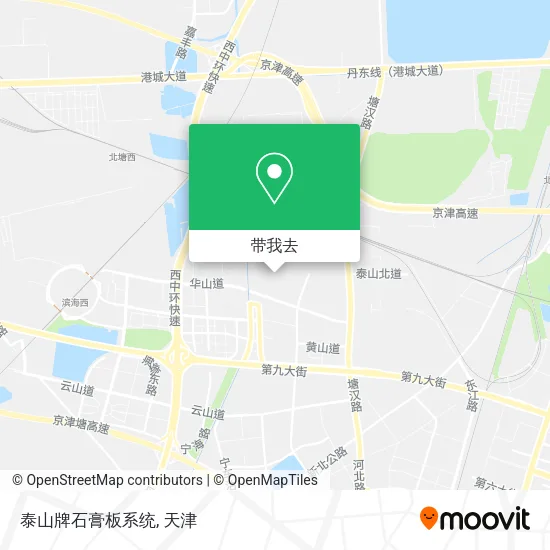 泰山牌石膏板系统地图
