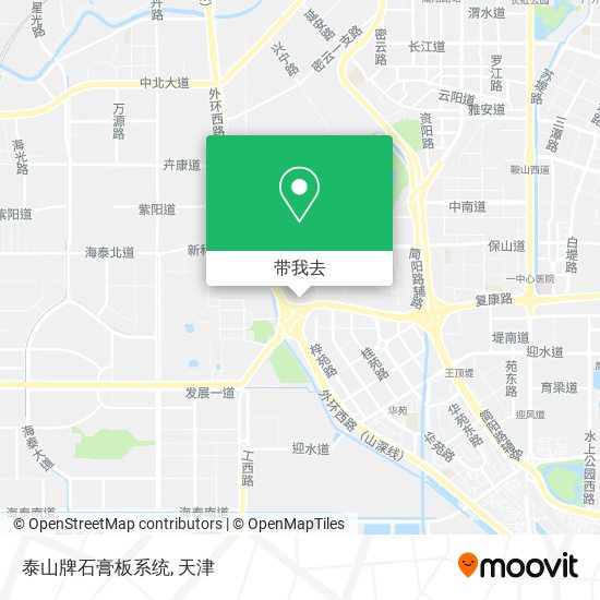 泰山牌石膏板系统地图