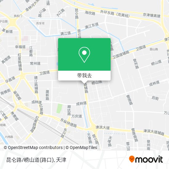 昆仑路/崂山道(路口)地图