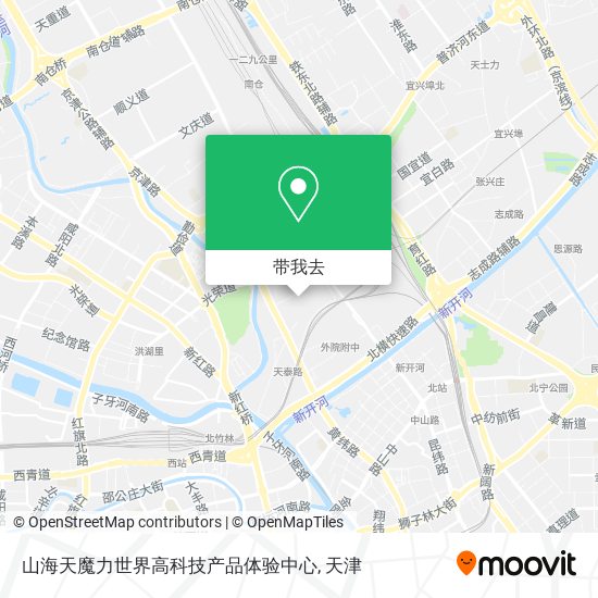 山海天魔力世界高科技产品体验中心地图