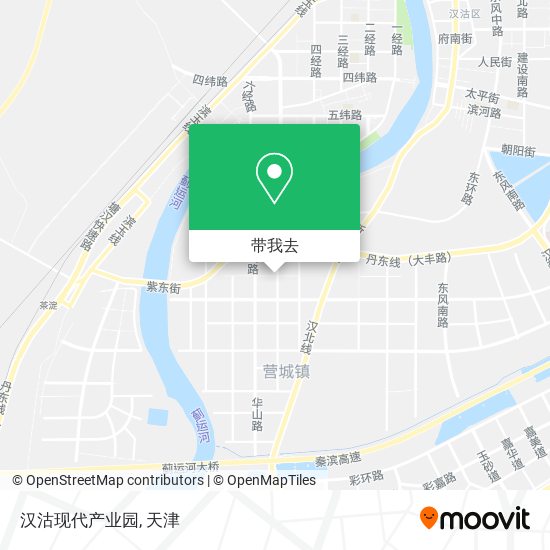 汉沽现代产业园地图