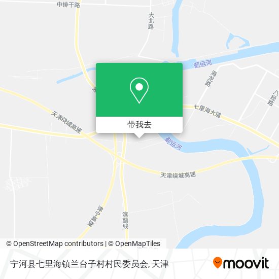 宁河县七里海镇兰台子村村民委员会地图
