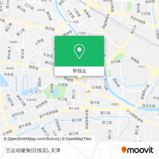 兰运动健身(日报店)地图