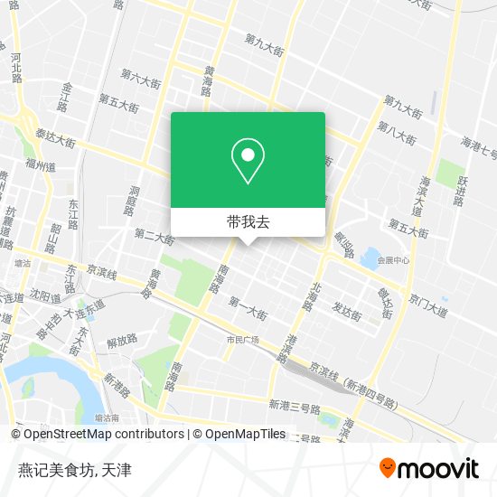 燕记美食坊地图