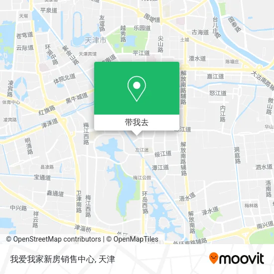 我爱我家新房销售中心地图
