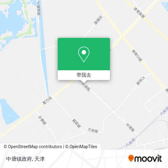 中塘镇政府地图
