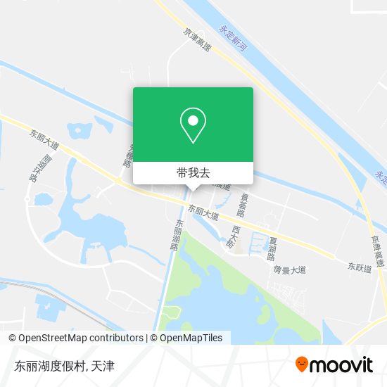 东丽湖度假村地图