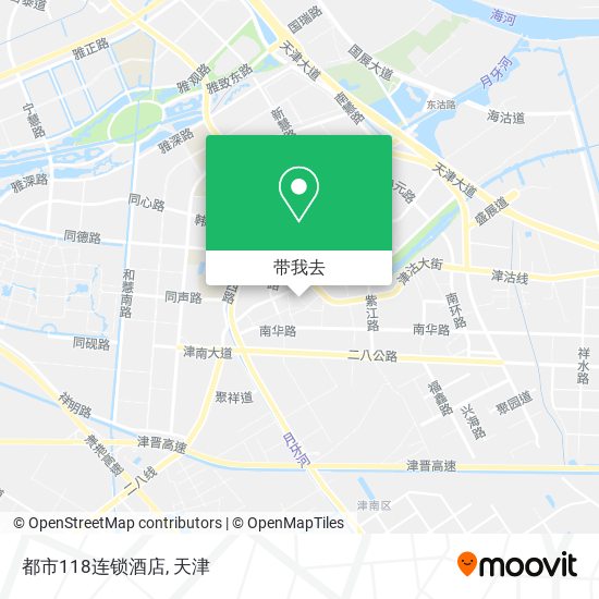 都市118连锁酒店地图