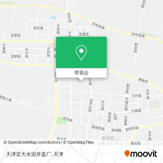 天津宏大水泥井盖厂地图