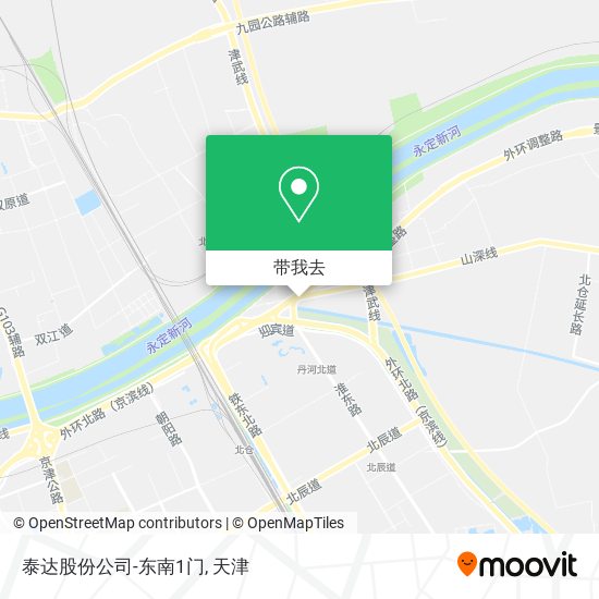 泰达股份公司-东南1门地图