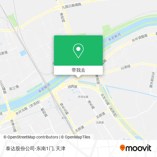 泰达股份公司-东南1门地图