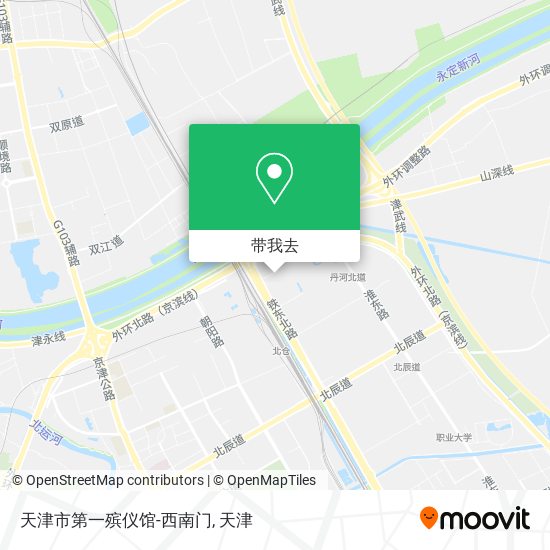 天津市第一殡仪馆-西南门地图