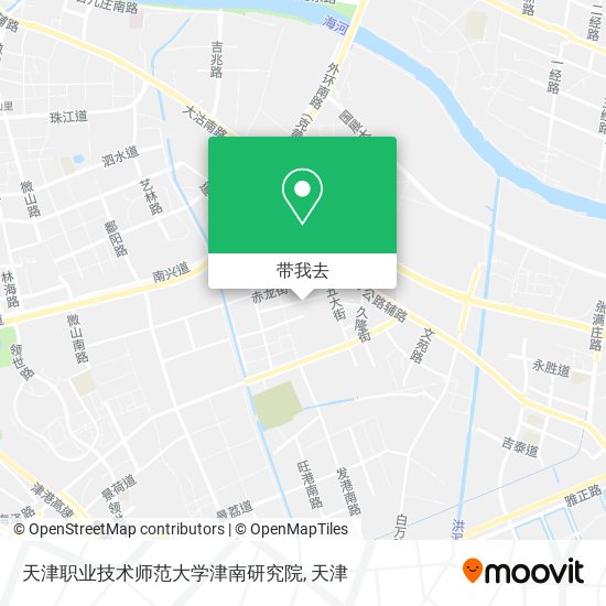 天津职业技术师范大学津南研究院地图