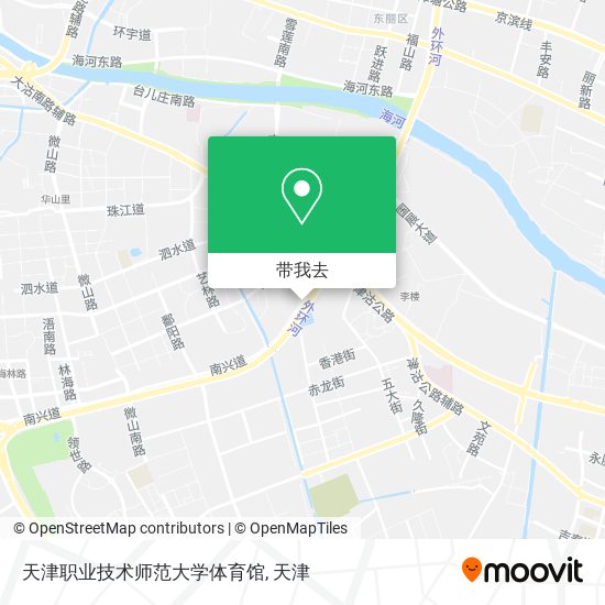天津职业技术师范大学体育馆地图
