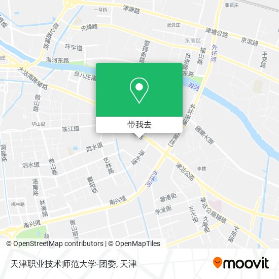 天津职业技术师范大学-团委地图